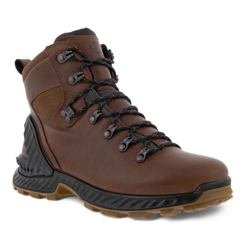 Botas Hombre - ECCO Exohike Retro Hiker - Marrom - DOX981736